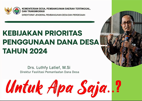 Kebijakan Prioritas Dana Desa 2024 